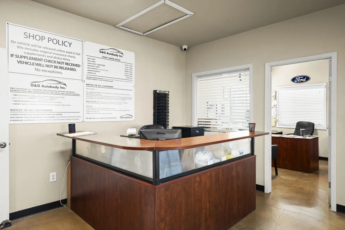 Detailed body work - fender repair and restoration